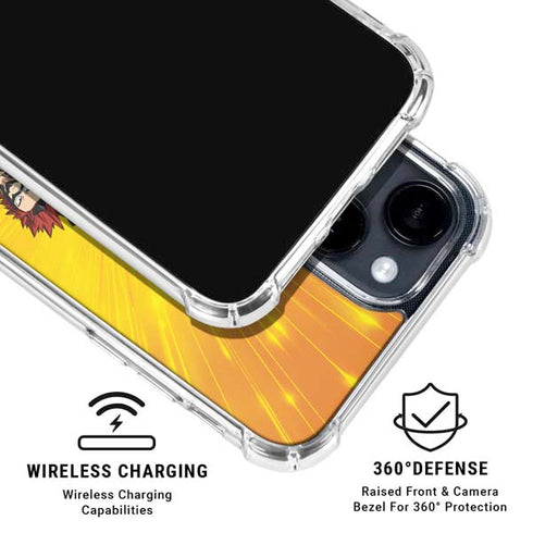My Hero Academia Deku and Baku Team Season 6 iPhone 14 Clear Case
